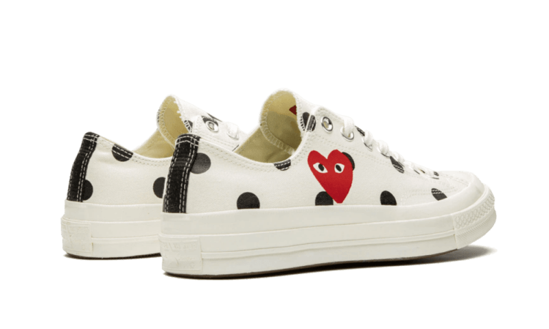 Chuck Taylor All-Star 70s Ox Comme des Garçons PLAY Polka Dot White All You Need, photo 3