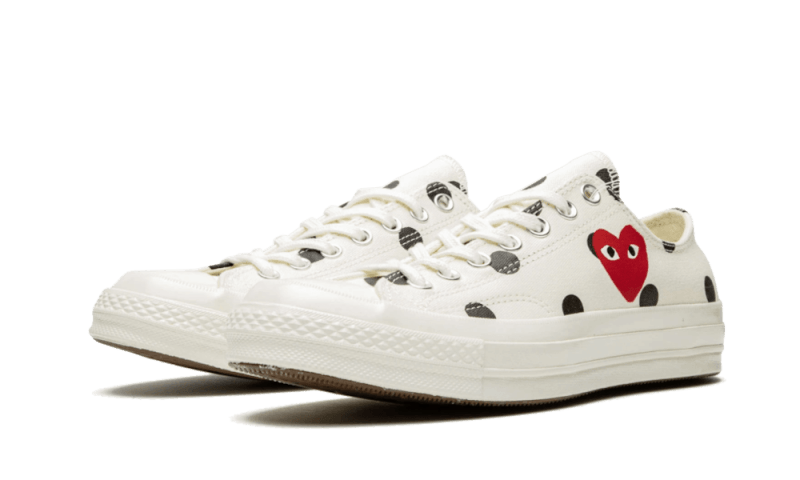 Chuck Taylor All-Star 70s Ox Comme des Garçons PLAY Polka Dot White All You Need, photo 2