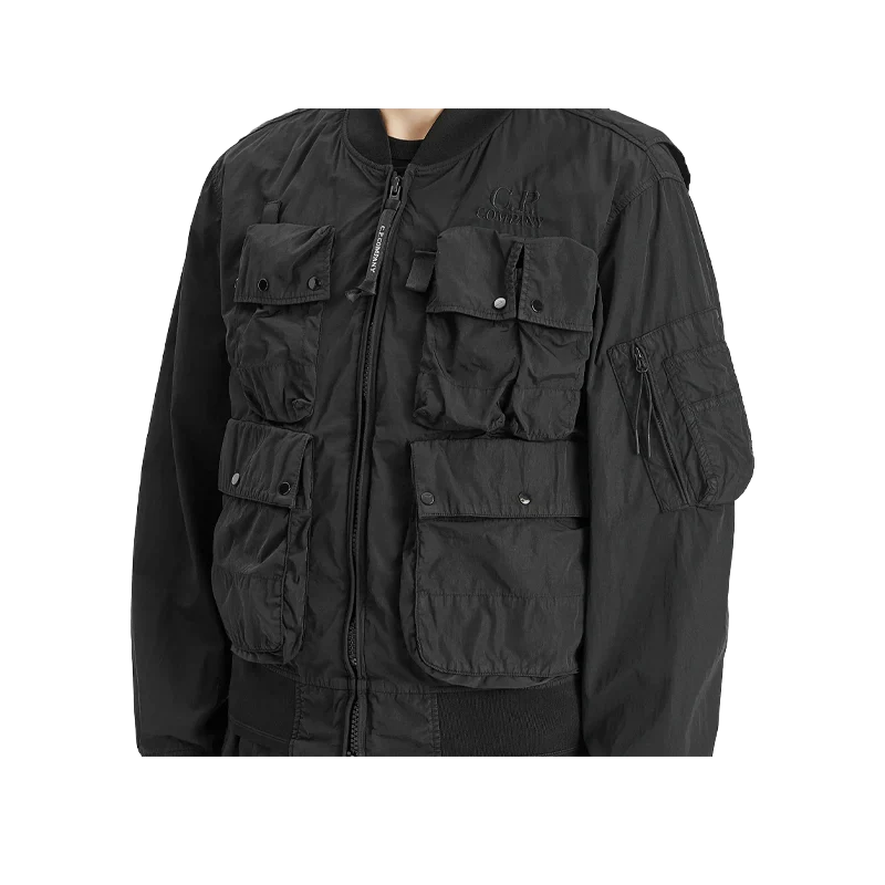 Chrome R Multipocket Bomber Jacket Black All You Need, photo 2