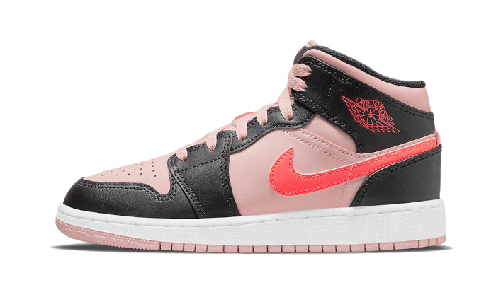 Air Jordan 1 Mid Black Pink Crimson All You Need, photo 1
