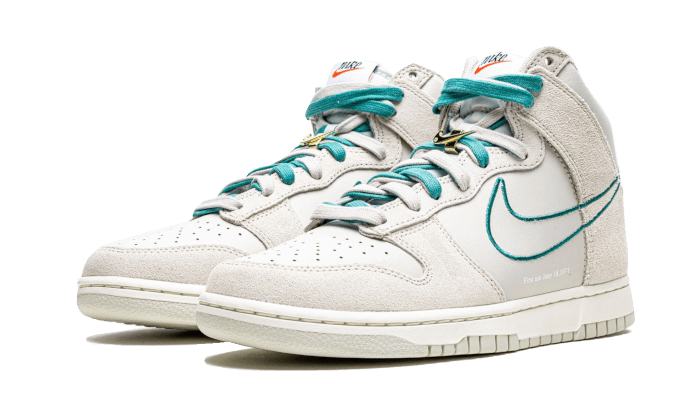 Dunk High First Use Light Bone Green Noise All You Need, photo 2