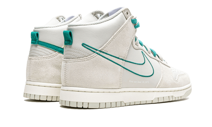 Dunk High First Use Light Bone Green Noise All You Need, photo 3