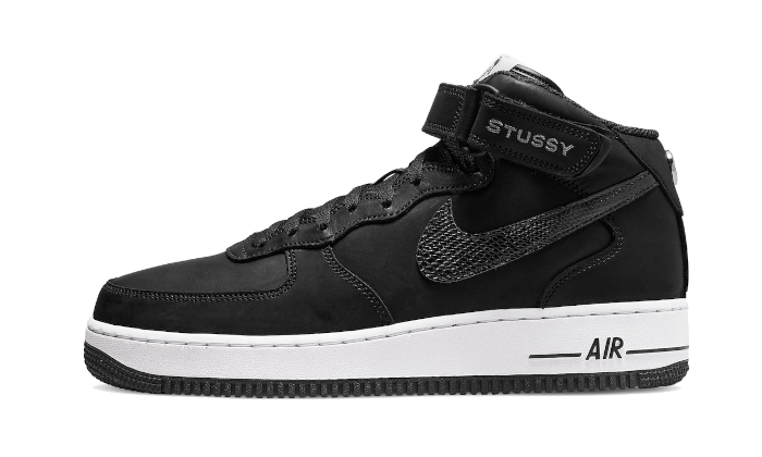Air Force 1 Mid Stussy All Black All You Need, photo 1
