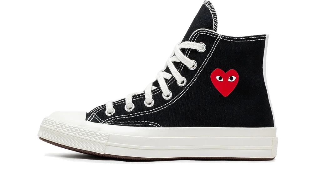 Comme des Garçons Single Heart Chuck 70 Black High All You Need, photo 1