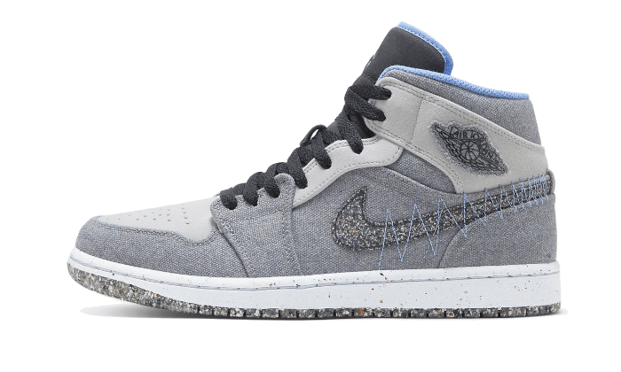 Air Jordan 1 Mid Crater Grey University Blue All You Need, photo 1