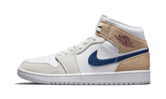 Air Jordan 1 Mid Tan Suede Navy All You Need, photo 1