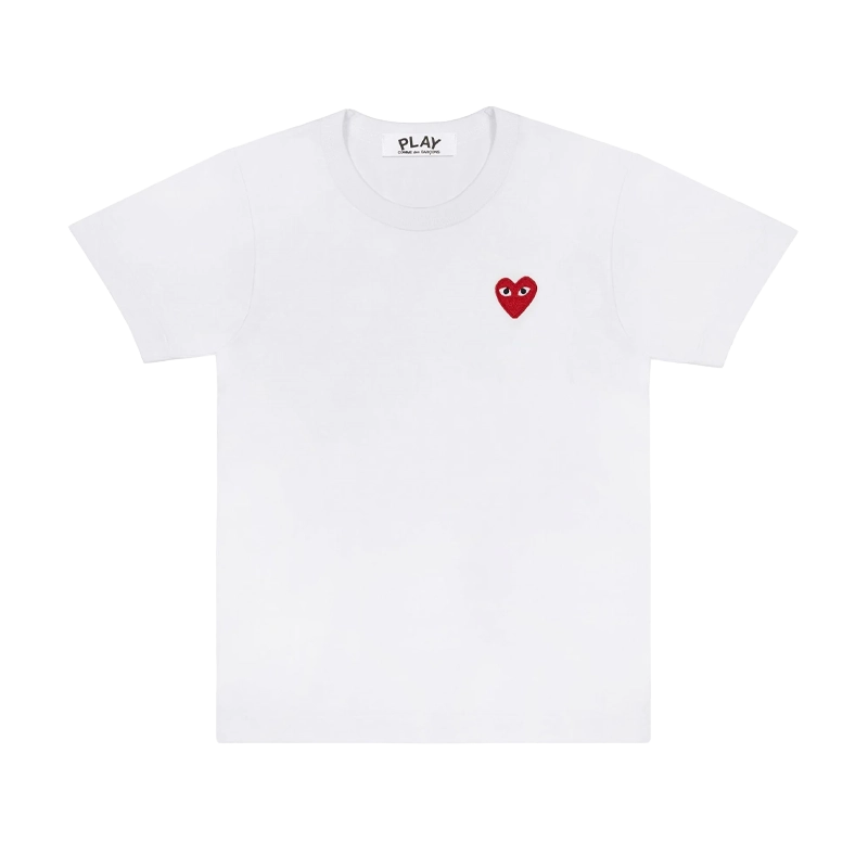 PLAY T-Shirt Emblème Rouge Tricoté White All You Need, photo 1