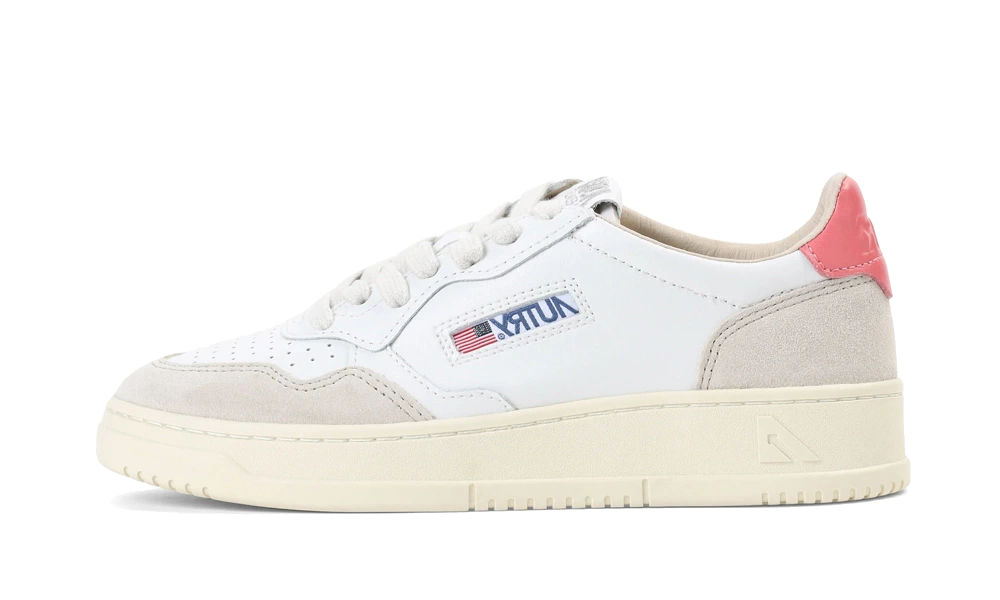 Medalist Leather Suede Low White Red All You Need