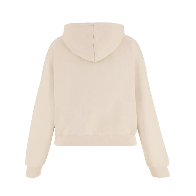 Hoodie Gros Grain Zippé Beige All You Need, photo 2