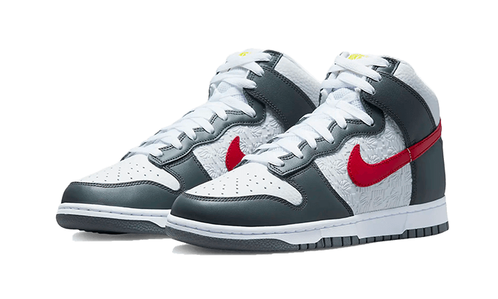 Dunk High Embossed Basketball Grey Red All You Need, photo 2