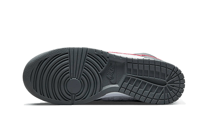 Dunk High Embossed Basketball Grey Red All You Need, photo 3