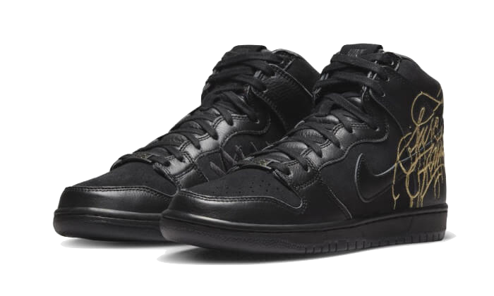 SB Dunk High FAUST Black Gold All You Need, photo 2