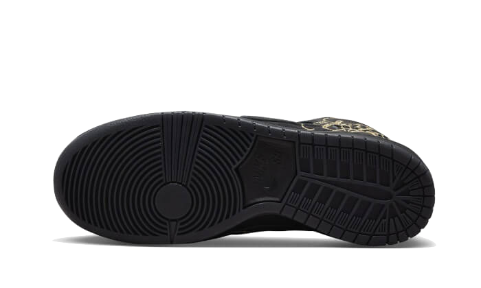 SB Dunk High FAUST Black Gold All You Need, photo 3