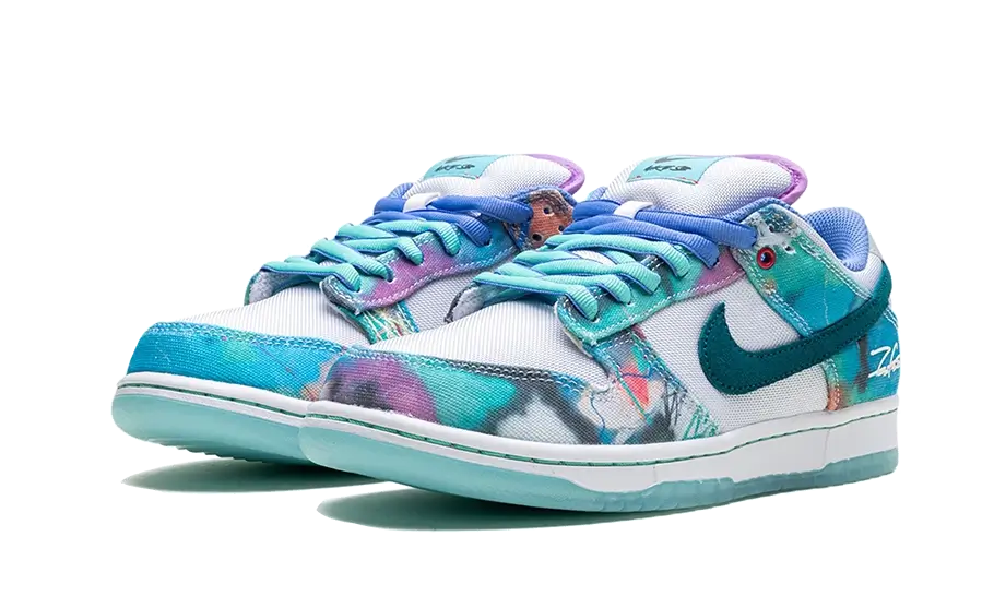 SB Dunk Low Futura Laboratories Bleached Aqua All You Need, photo 2