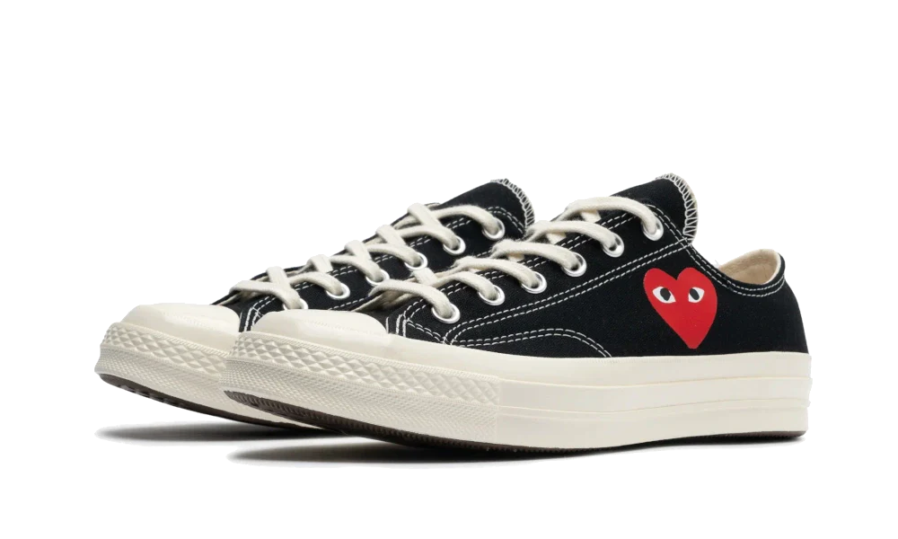 Comme des Garçons Single Heart Chuck 70 Black Low All You Need, photo 2