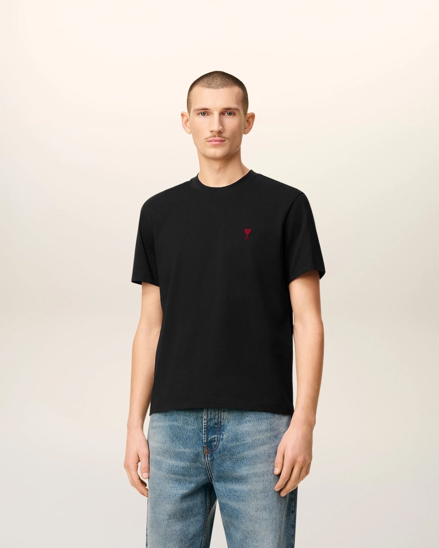 T-Shirt "Ami de coeur" Noir TEST PRODUIT
