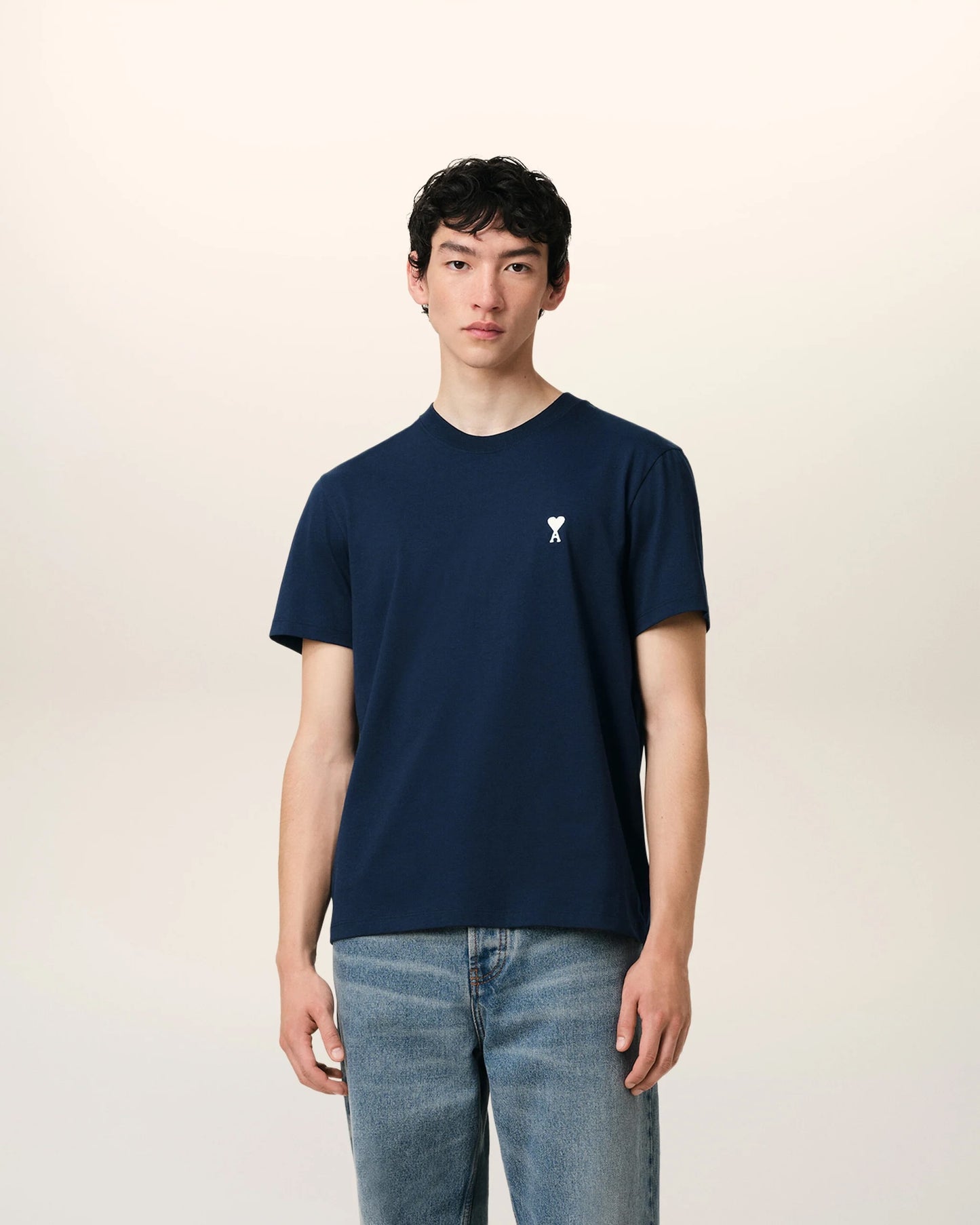 T-Shirt "Ami de coeur" Bleu Marine